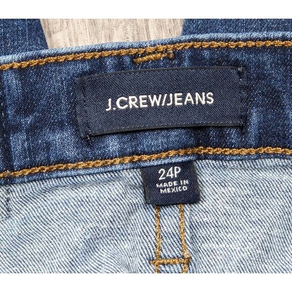 J. Crew Womens Size 24 Petite Pockets Toothpick Skinny Denim Blue Jeans - Picture 5 of 13